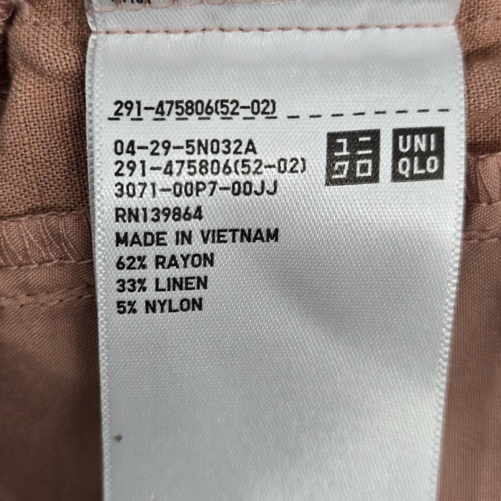 Uniqlo Rust-Brown Wide-Leg Jumpsuit - Picture 3 of 12